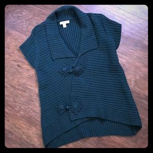 Coldwater Creek Short Sleeve Sweater